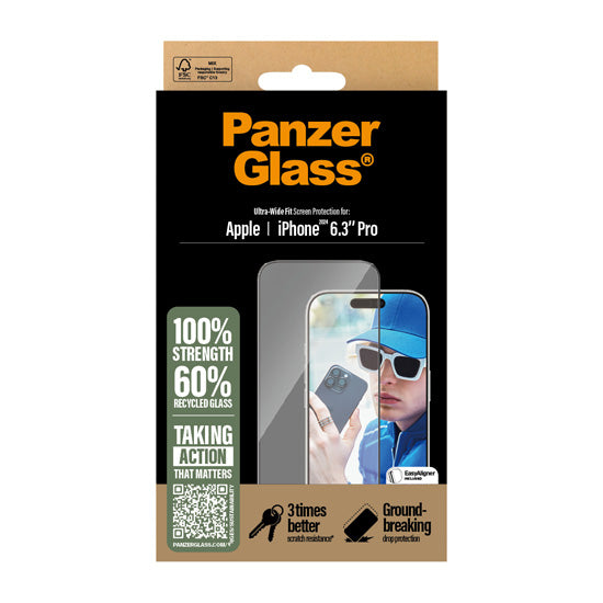 Ultra-Wide Fit screen protector iPhone 16 Pro
