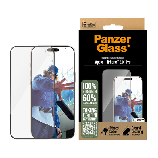 Ultra-Wide Fit screen protector iPhone 16 Pro Max