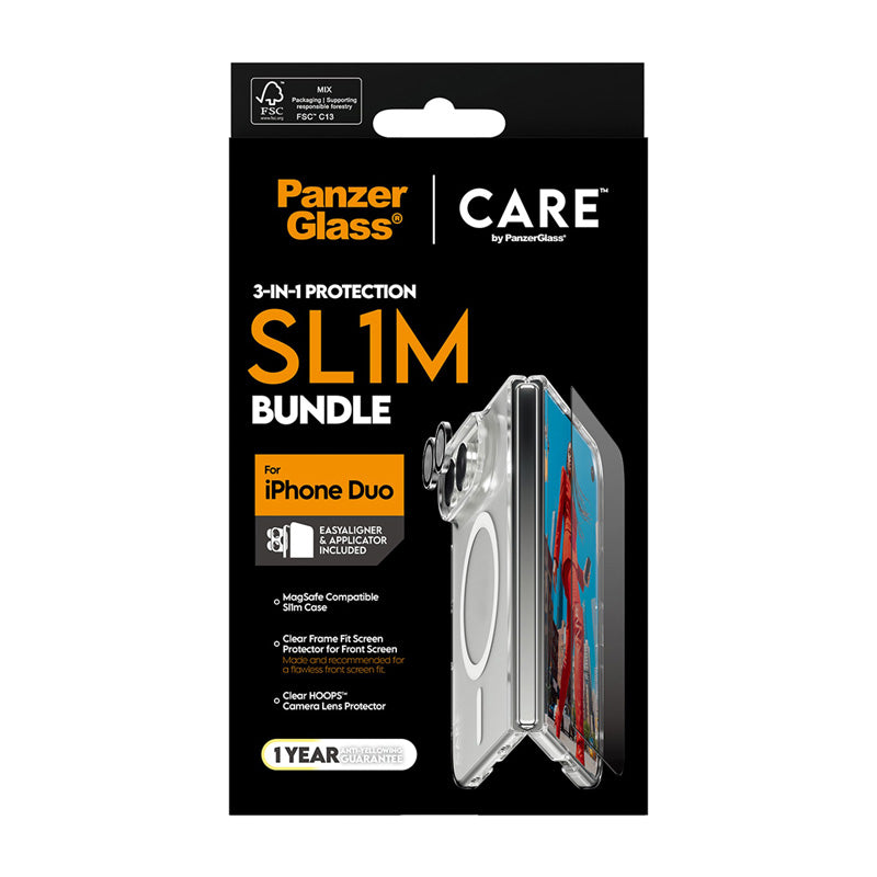 PanzerGlass® CARE™ by PanzerGlass® 3-in-1 Flagship Bundle iPhone Duo
