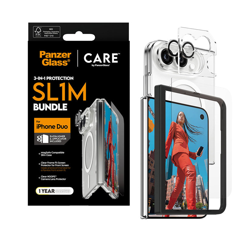 PanzerGlass® CARE™ by PanzerGlass® 3-in-1 Flagship Bundle iPhone Duo