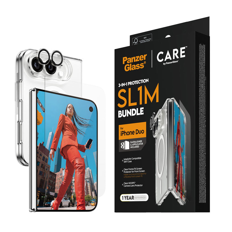 PanzerGlass® CARE™ by PanzerGlass® 3-in-1 Flagship Bundle iPhone Duo