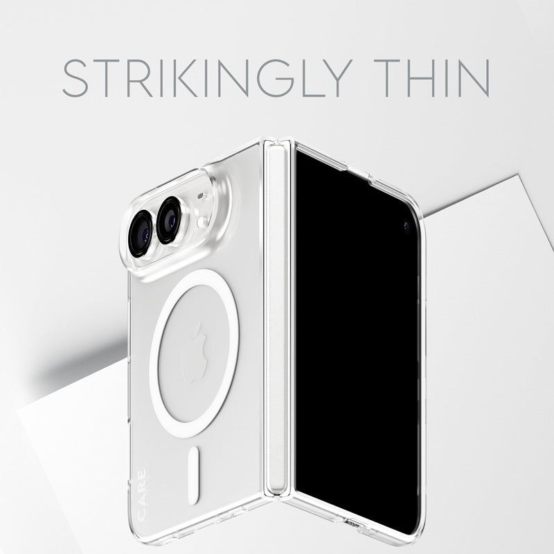 CARE™ by PanzerGlass® SL1M Case Transparent w. White MagSafe iPhone Duo