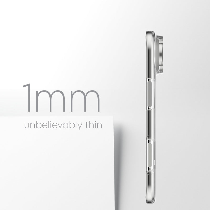 CARE™ by PanzerGlass® SL1M Case Transparent w. White MagSafe iPhone Duo