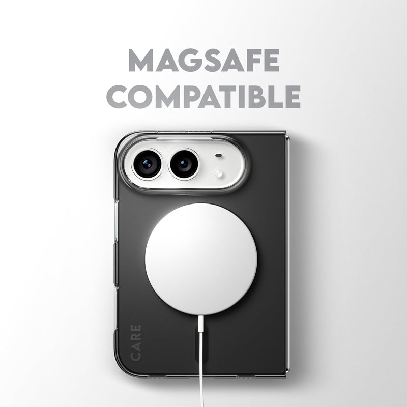CARE™ by PanzerGlass® SL1M Case Transparent w. White MagSafe iPhone Duo
