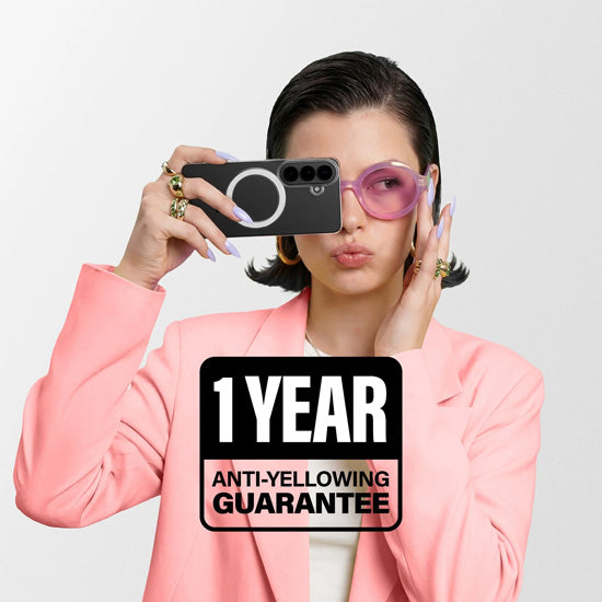 ARE™ by PanzerGlass® SL1M Case Transparent w. Qi Samsung S26 Ultra
