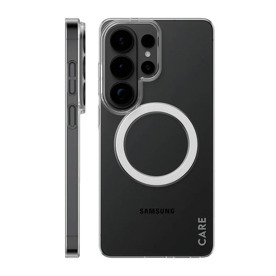 ARE™ by PanzerGlass® SL1M Case Transparent w. Qi Samsung S26 Ultra