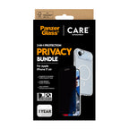 CARE by x PanzerGlass® 3-in-1 Flagship Privacy Bundle iPhone Air