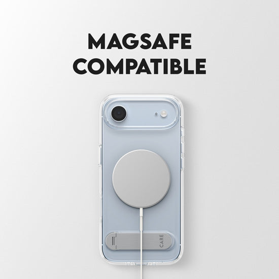 CARE™ by PanzerGlass® Kickstand Case Transparent w. MagSafe iPhone Air
