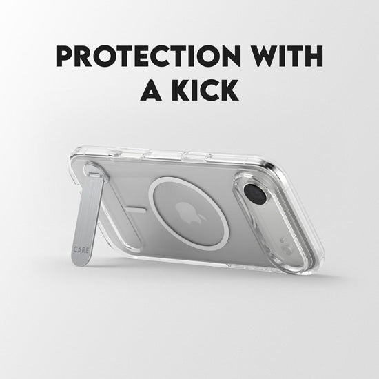 CARE™ by PanzerGlass® Kickstand Case Transparent w. MagSafe iPhone Air