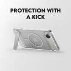 CARE™ by PanzerGlass® Kickstand Case Transparent w. MagSafe iPhone Air