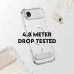 CARE™ by PanzerGlass® Kickstand Case Transparent w. MagSafe iPhone Air