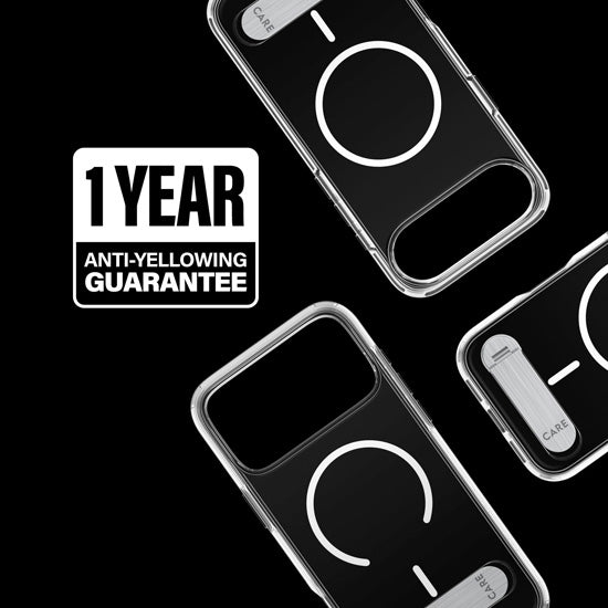 CARE™ by PanzerGlass® Kickstand Case Transparent w. MagSafe iPhone Air