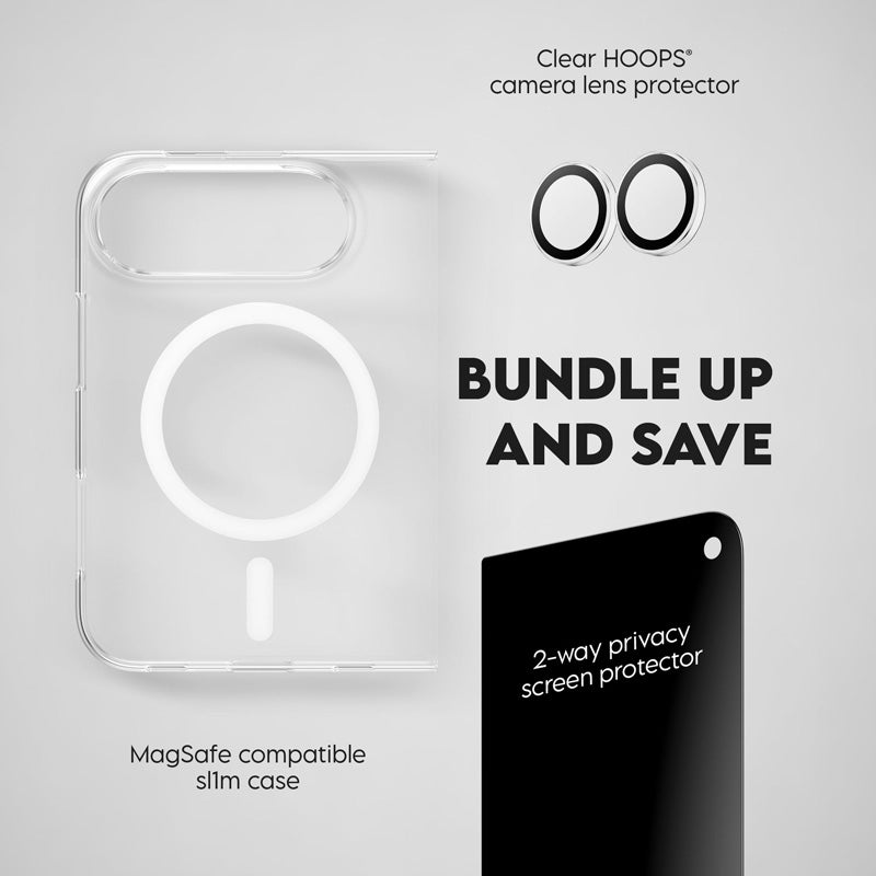 CARE™ by PanzerGlass® 3-in-1 Flagship Privacy Bundle iPhone Duo