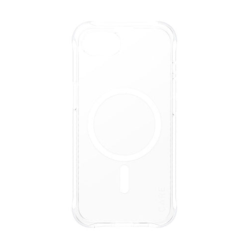 CARE™ by PanzerGlass® Samba Case Transparent w. White Qi Compatible iPhone 16e / 17e