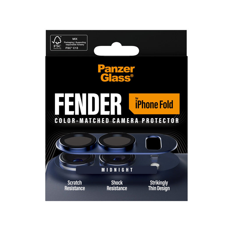 PanzerGlass® FENDER Camera Protector iPhone 18 Fold Dark Blue