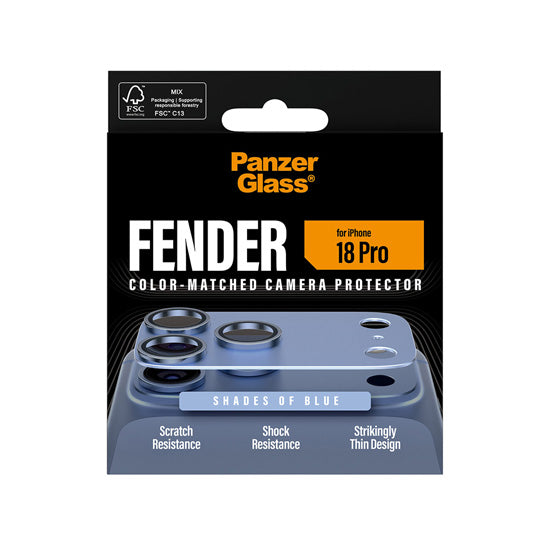PanzerGlass® FENDER Camera Protector iPhone 18 Pro Shades of Blue
