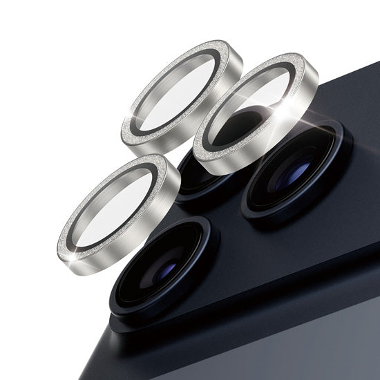 PanzerGlass® Hoops® Glitter Silver Camera Lens Protector iPhone 17 Pro | iPhone 17 Pro Max
