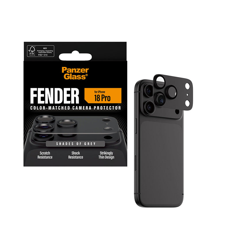 PanzerGlass® FENDER Camera Protector iPhone 18 Pro Shades of Grey