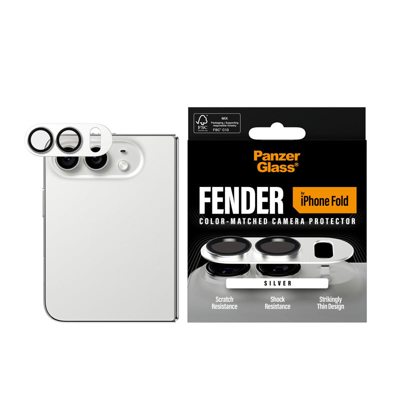 PanzerGlass® FENDER Camera Protector iPhone 18 Fold White