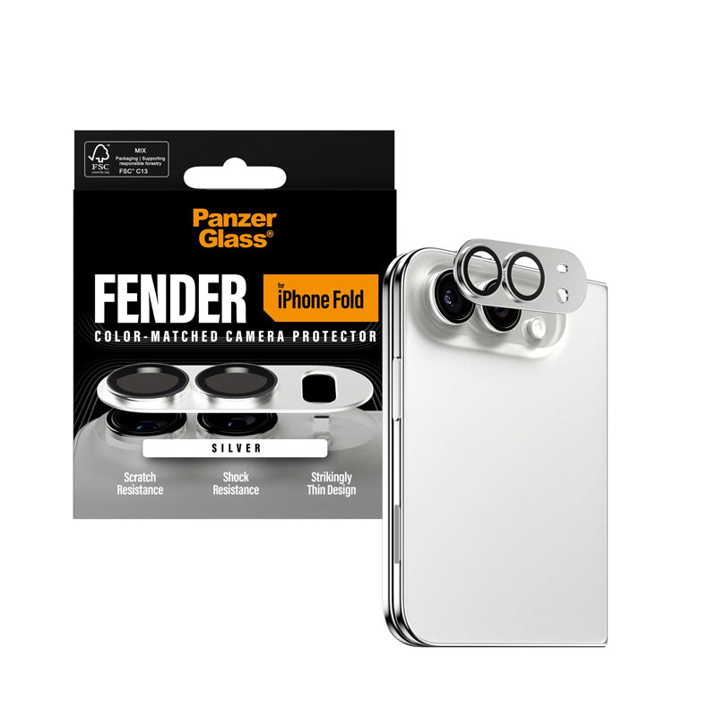 PanzerGlass® FENDER Camera Protector iPhone 18 Fold White