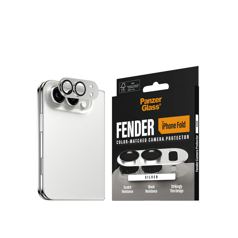 PanzerGlass® FENDER Camera Protector iPhone 18 Fold White