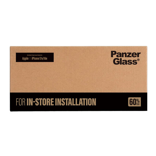 PanzerGlass® Ultra-Wide Fit iPhone 16e / 17e / 14 / 13 / 13 Pro, FASTFIT