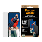 PanzerGlass® 2-Way Privacy Screen Protector Ultra-Wide Fit w. EasyAligner Samsung S26 Ultra