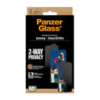 PanzerGlass® 2-Way Privacy Screen Protector Ultra-Wide Fit w. EasyAligner Samsung S26 Ultra