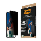 PanzerGlass® 2-Way Privacy Screen Protector Ultra-Wide Fit w. EasyAligner Samsung S26 Ultra