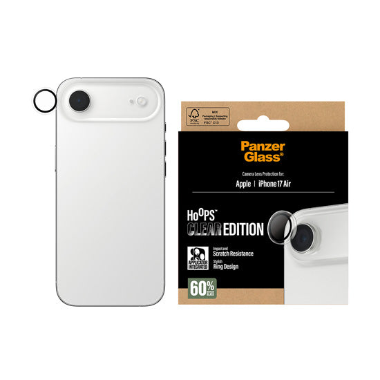 PanzerGlass® Hoops® Transparent Camera Lens Protector iPhone Air