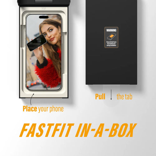 PanzerGlass® 2-Way Privacy Screen Protector Ultra-Wide Fit w. FASTFIT IN-A-BOX iPhone 17 Pro Max 