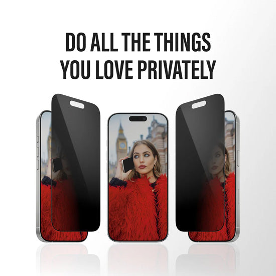 PanzerGlass® 2-Way Privacy Screen Protector Ultra-Wide Fit w. FASTFIT IN-A-BOX iPhone 17 Pro Max 