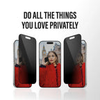 PanzerGlass® 2-Way Privacy Screen Protector Ultra-Wide Fit w. FASTFIT IN-A-BOX iPhone 17 Pro Max 