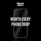 PanzerGlass® 2-Way Privacy Screen Protector Ultra-Wide Fit w. FASTFIT IN-A-BOX iPhone 17 Pro Max 
