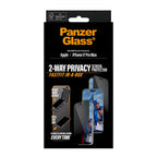 PanzerGlass® 2-Way Privacy Screen Protector Ultra-Wide Fit w. FASTFIT IN-A-BOX iPhone 17 Pro Max 