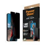 PanzerGlass® 2-Way Privacy Screen Protector Ultra-Wide Fit w. EasyAligner Samsung S26 Plus