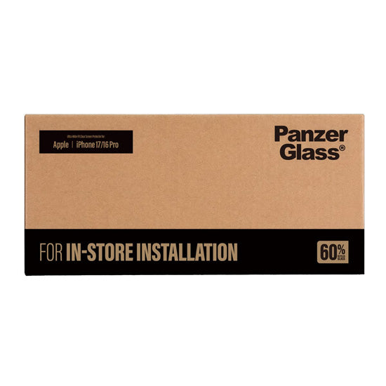 PanzerGlass® Screen Protector Ultra-Wide Fit iPhone 17 / 16 Pro, FASTFIT