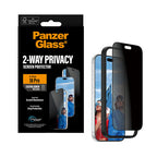PanzerGlass® 2-Way Privacy Screen Protector Ultra-Wide Fit w. EasyAligner iPhone 18 Pro