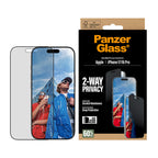 PanzerGlass® Privacy Screen Protector Ultra-Wide Fit w. EasyAligner iPhone 17