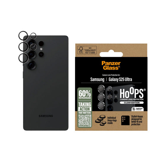 PanzerGlass® Hoops® Transparent Lens Protector Samsung Galaxy S25 Ultra