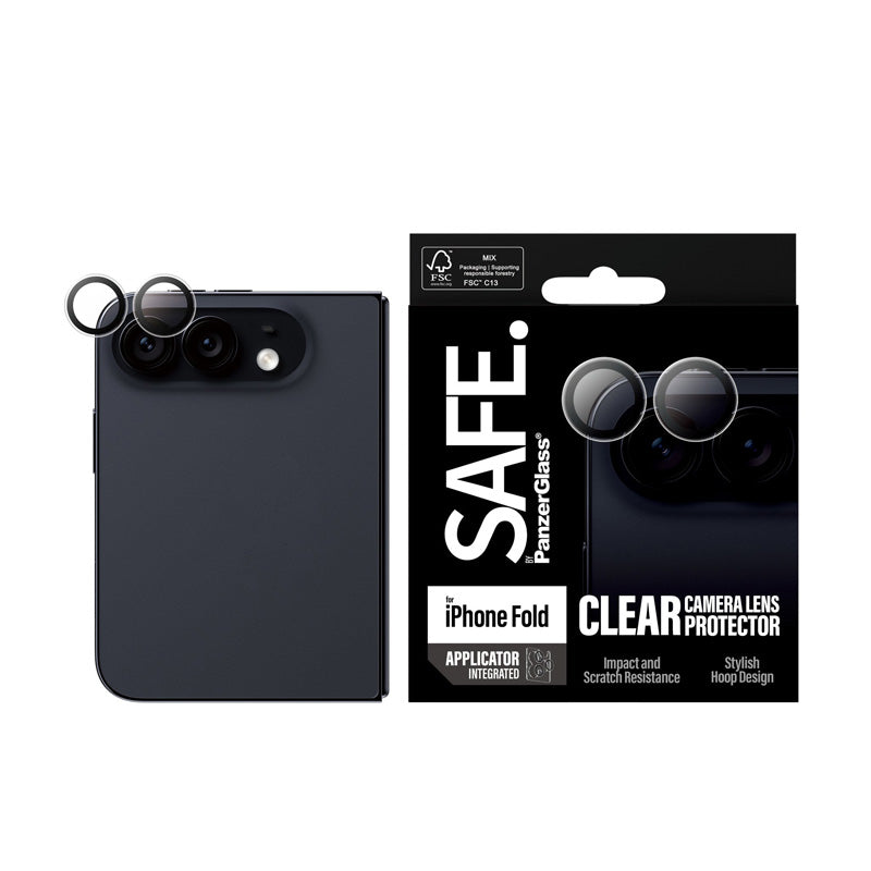 SAFE. by PanzerGlass® Camera Lens Protector Transparent iPhone 18 Fold
