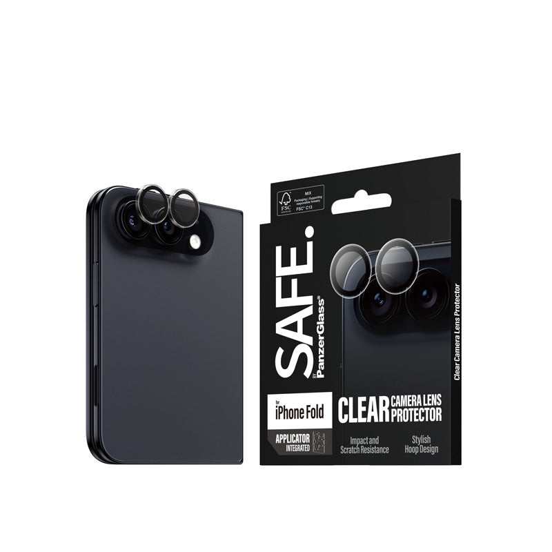 SAFE. by PanzerGlass® Camera Lens Protector Transparent iPhone 18 Fold