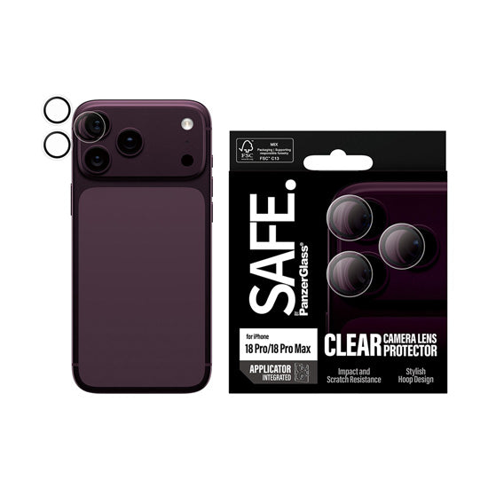 SAFE. by PanzerGlass® Camera Lens Protector Transparent iPhone 18 Pro / 18 Pro Max