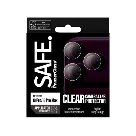 SAFE. by PanzerGlass® Camera Lens Protector Transparent iPhone 18 Pro / 18 Pro Max