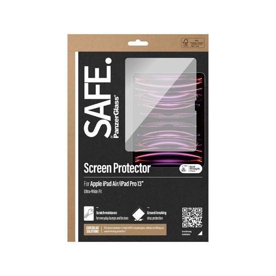 SAFE. by PanzerGlass® iPad Pro 13 (M4/M5) & iPad Air 13 (M2/M3/M4)