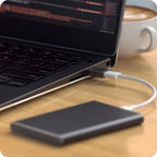 Type-A to Type-C Adapter Space Black