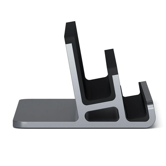 DUAL VERTICAL LAPTOP STAND SPACE GRAY