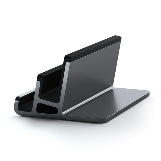 DUAL VERTICAL LAPTOP STAND SPACE GRAY