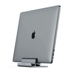 DUAL VERTICAL LAPTOP STAND SPACE GRAY