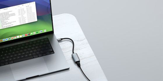 USB-C to Ethernet 2.5 Gigabit Adapter Space gray